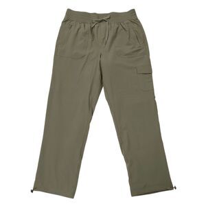 Balance Collection Outdoor Pants Womens Large Green Fleece Lined Warm Travel